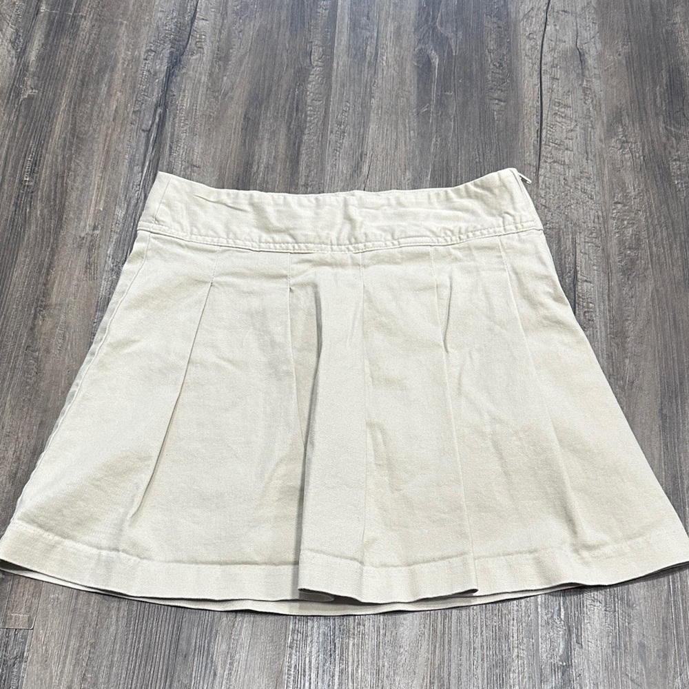 The Children's Place Cream Pleated A-Line Skirt